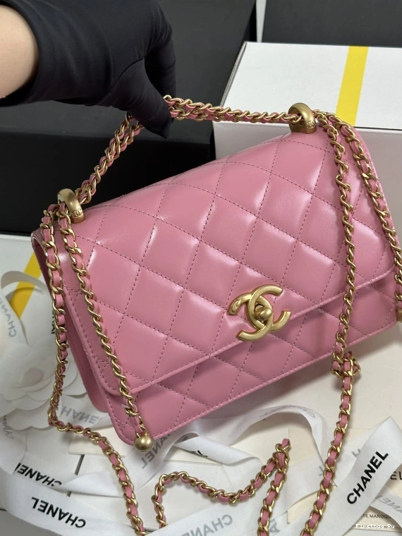 First Bag Ru - 12×19×8cm FLAP BAG CHANEL 0807